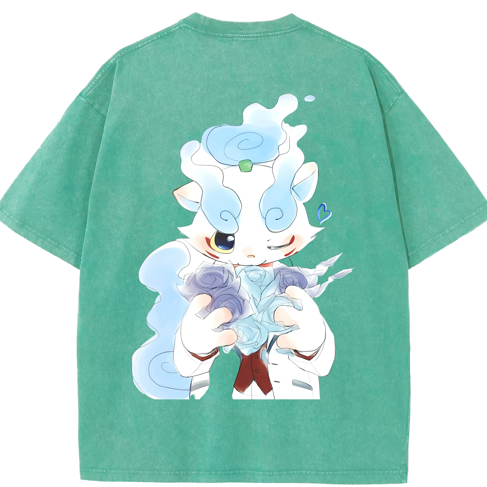（画像用） 妖怪ウォッチ Yo-kai Watch 綿100% ヴィンテージ風 半袖Tシャツ（背面プリント）